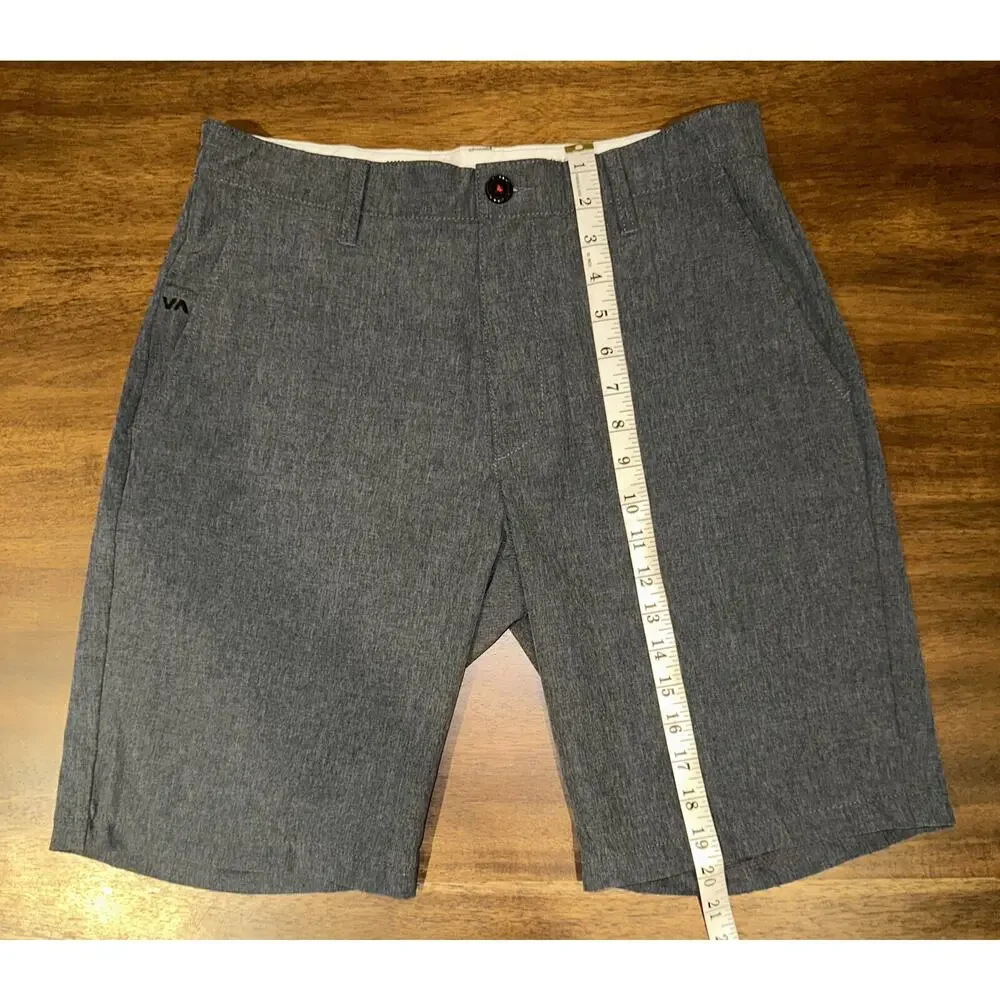 RVCA Men’s Performance Stretch Grey Casual Shorts Size 30 NWOT